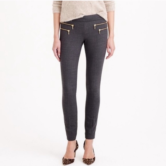 J. Crew Pants - J CREW Minnie Bi-Stretch Wool Zip Trouser Pants
